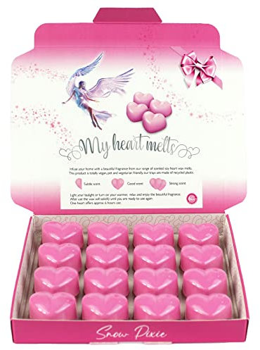 Snow Pixie Duftwachswürfel - Duftwachs für Duftlampe Teelicht & Elektrisch, Wax Melts aus Sojawachs, Vegan & Tierfreundlich, Raumduft Duft Wachs Aromatherapie Entspannung Geschenk für Frauen
