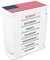 Kerpers® Tablettenbox 7 Tage | MADE IN GERMANY | Pillendose mit 4 Fächer - morgens mittags abends nachts | Medikamentenbox für Tabletten und Supplements (1x USA)