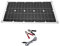 Haofy Chargeur de Panneau Solaire, Chargeur de Batterie Solaire 100 W 18 V pour Voitures, Véhicules, Bateaux, Carte de Charge Solaire Flexible avec Sortie USB pour Randonnée, Camping, Urgence