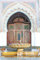 Acryl-Bild 80 x 120 cm: brunnen in marokko Afrika alt antik BAU mousque palast(51318046)
