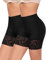 YARRCO Damen Unterhose Spitze Radlerhose Kurz Unter Rock Hosen Anti-Chafing Slipshorts Boxershorts Unterwäsche Shorts (Schwarz+Schwarz, L)