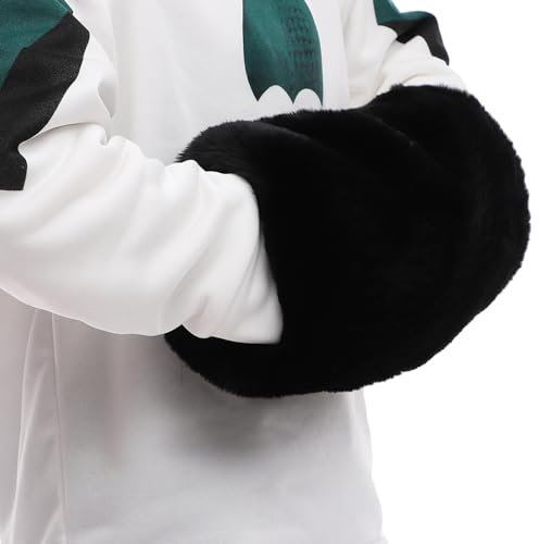 CLISPEED Faux Hand Women Winter Warmer Fuzzy Pouch Furry Plush Muffler Thickened Comfortable Warm Winter for Women Girls Cold Weather