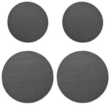 Lakeland Induction Hob Ring Protectors – Pack of 4 Prevents Scratches, Scuffs and Marks Maintains Conductivity Two 17cm Dia. and Two 23cm Dia.