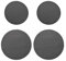 Lakeland Induction Hob Ring Protectors – Pack of 4 Prevents Scratches, Scuffs and Marks Maintains Conductivity Two 17cm Dia. and Two 23cm Dia.