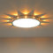 Anmaice 24W Led Deckenleuchte mit Nachtlicht 30cm Deckenleuchte für Schlafzimmer Bad Kinderzimmer Küche Rund Weiß