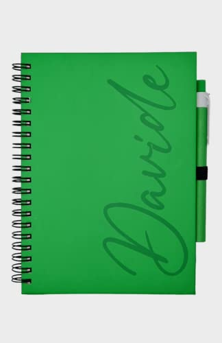 Quaderno colorato PERSONALIZZATO (Verde)