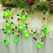 Riaxuebiy Niedliche Frosch Form Lichterketten,LED Frosch Nachtlicht Batteriebetriebenes für Halloween Weihnachten Home Party Kinder Schlafzimmer Dekoration (10er Led, Frosch+Haarball)