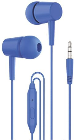 Cool Bear Stereo-Kopfhörer mit Mikrofon, 3,5 mm, Blau