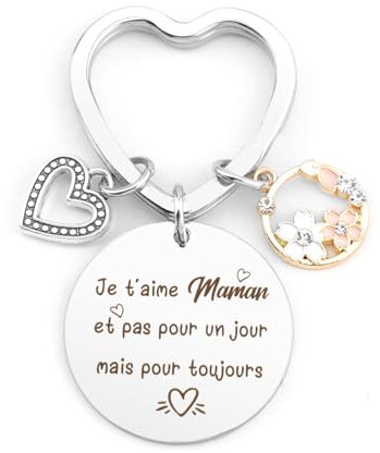 Cadeau Fete des Meres, Cadeau Maman, Cadeau pour la Fête des MèresIdee Cadeau Fete des Mere, Cadeau Maman Noel, Cadeau Maman Anniversaire, Cadeau pour Maman, Porte-clés Cadeau Maman