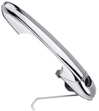 lcyen Left Handle for Fiat 500 Chrome Outer Door Handle Offside Left Drivers Side Passenger Side Door Handle Chrome Door Handle 735592026 73545876