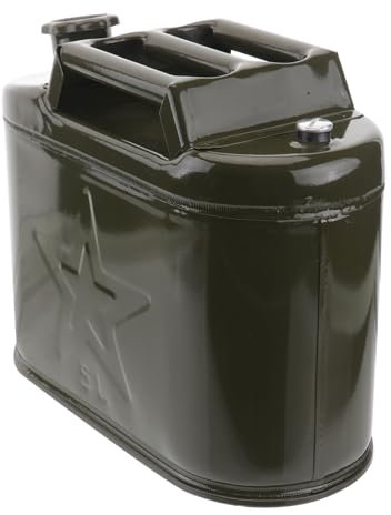 JECOMPRIS Tanque De Combustible Portátil De Hierro Barril De Almacenamiento De Gasolina Para Coche Motocicleta Uso Viajes De Camping