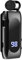 KIKAPA K55 Lavalier Auricolare Retrattile BT5.2 Chiamata Promemoria Vibrazione Motion Clip Driver Auricolare PK F920 Nero Facile Da Installare Facile da Usare