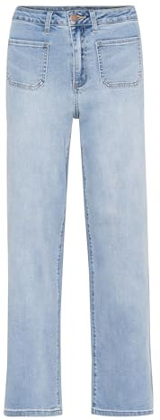 KAFFE Damen Jeans KAkarla Hohe Taille Wide Leg
