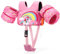 HeySplash Schwimmflügel Kinder, Cartoon Schwimmweste für Kinder 13-30 Lbs/6-15kg, Kinder Pool Schwimmwesten mit Pfeife, Verstellbare Träger, Doppelschnalle, Schwimmtrainer, Schwimmen Lernen