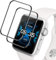 Carantee 2 Stück Schutzfolie für Panzerglas für Apple Watch Series 4/5/6/se 40mm Folie, Ultradünn Series 4/5/6/se 40mm Displayschutzfolie, Bläschenfrei Anti-Shedding Schutzglas für Apple Watch 40mm