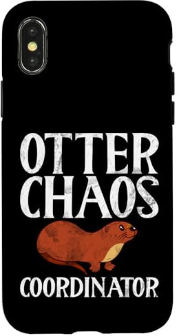 Hülle für iPhone X/XS Otter Chaos Koordinator Otter