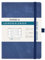 POPRUN Lehrerkalender 2025 2026 DIN A5 - Lehrerplaner 25/26 für die Unterrichtsvorbereitung mit Monatliches Register. Schulplaner mit PU-Leder Hardcover für Lehrerinnen und Lehrer - Dunkelblau