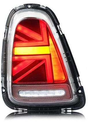GuriDo Auto Rückleuchten für Mini Cooper R56 R57 R58 R59 2007-2010, Rücklicht Rückleuchte Heckleuchte Links Rechts Rücksignalleuchte Bremslicht Signallampe Zubehör,A/Left