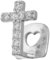 VICASKY 1 Set Hip Hop Kreuz Grill Zahnkappe Zahnschmuck Für Damen Zahnschmuck Zahnkappen Metall Silber