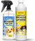 bio-chem Geruchsentferner Set | Hunde-Spray 750 ml + Wäschespülung 1L | Mikrobiologisch & effektiv | Gegen Tiergeruch auf Textilien & Oberflächen