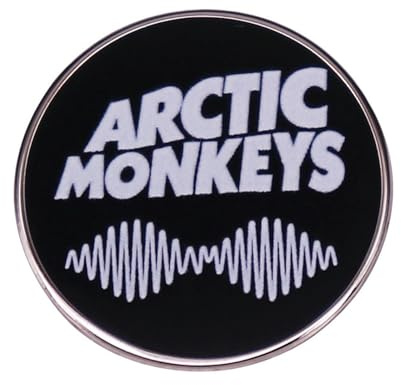 Metall Affen Brosche British Rock Band Logo Pin Musik Thema Sammlerstück Schmuck Geschenk für Fans Alltag Accessoire
