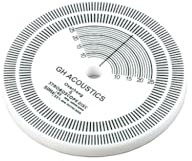 RuiJOTWAT LP Vinyl Schallplattenspieler Phono Drehzahlmesser Kalibrierung Stroboskopscheibe Stroboskop Matte 33 45 U/min