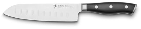 HENCKELS x EMERIL Lagasse The Nola Collection Razor-Sharp German 5.5-inch Hollow Edge Santoku Knife, Made in Company-Owned German Factory with Special Formula Steel perfected for almost 300 Years