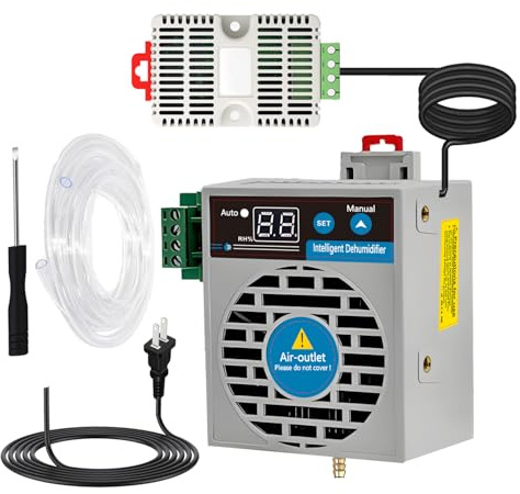 kleiner Luftentfeuchter für Growzelt/Elektrokästen/Aufbewahrungsschränke/Kleiderschränke/Tresore, klug Entfeuchter beseitigt Feuchtigkeit in Kleiner geschlossener Raum, automatische Abschaltung