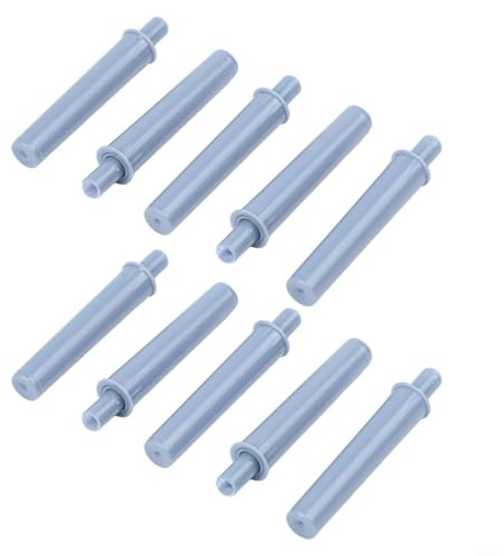 10 Stück Türdämpfer weiche Puffer für Schrank- und Schubladentüren, Geräuschreduzierung, Stopper für Böden und Möbel (grau)