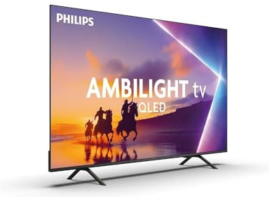 55PUS8450 - Tv 55 Pollici Smart Tv 4K QLED DVB-T2 HEVC/H.265 QLED Wifi Nero Classe Energetica E