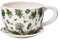 BUTLERS Blumentopf XXL | Pflanzgefäß mit Untertasse L30 x B23 x H15 cm -Plant A Cup- Großer Pflanztopf mit Unterteller aus Keramik als Kräutertopf in Küche & Garten