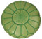 ALMADIH marokkanische Echtleder Sitzkissen grün gefüllt geliefert robustes Leder 100% traditionelle Handarbeit orientalische Ottoman Sitzsack Sitzpouf Bodenkissen Fußhocker Lederkissen (Pouf hellgrün)