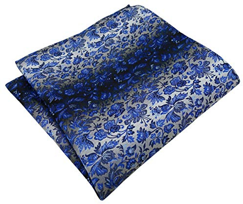 TigerTie Designer Einstecktuch in geblümt gemustert - Stecktuchgröße 30 x 30 cm