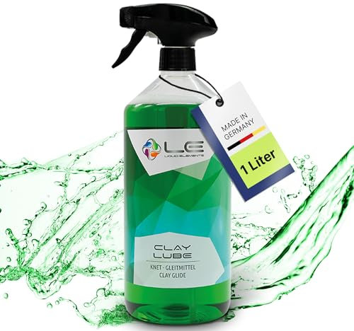 Liquid Elements – Clay Lube Gleitmittel für Reinigungsknete 1000 ml – entfernt effektiv Rückstände, sorgt für eine hohe Gleitfähigkeit & schützt vor Kratzern