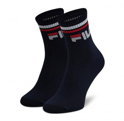 FILA Unisex F9398 Socken Uni Socken, 3 Paar, blau, 43-46