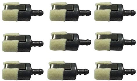 Filtro carburante sostituisce Walbro 125-527 per molte motoseghe decespugliatori soffianti (9 per confezione)
