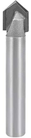 Router Bit 1/4 Shank 5/16 Zoll Durchmesser 90 Grad V Typ End Mill Carpentry Engraving Edge Trimmer Cutter Tool