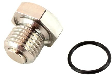 Ölablassschraube aus Edelstahl, originaltreu, mit O-Ring + Supermagnet, für Simson S51