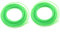 MiSevteen 2 Rollen Mähfäden Trimmerfäden 2,0 mm x 10 m Nylon Grün Rund Rasentrimmer Faden Freischneider Fäden Universal-Ersatzfaden für Park Garden Yard Rasen Unkraut