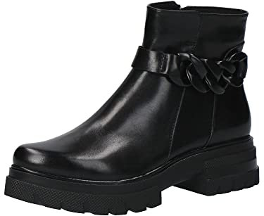 CAPRICE Damen 9-9-25413-29 Stiefelette, Black Nappa, 37.5 EU