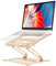 urmust Laptop Stand Holder, Ergonomic Adjustable Ultrabook Stand Riser Portable with Heat-Vent,Aluminum Laptop Riser Compatible with MacBook Air Pro, Dell, HP, Lenovo Up to 15.6 (Gold)