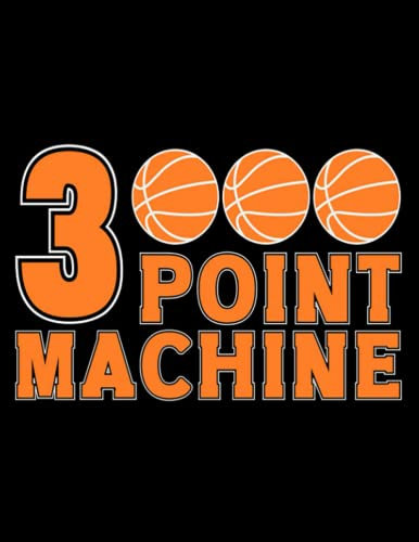 Basketball Basketball Game Player Fan Three 3 Point Mashine 1 Awesome Gift Tennis Pattern Notebook: 100 Page & 8.5x11 Inch