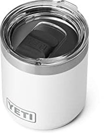 Yeti Rambler 10 oz Stackable Lowball 2.0, Vacuum Insulated, Stainless Steel with MagSlider Lid, White