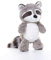 lilizzhoumax Waschbär plüschtier 28cm/11”, Simuliertes Tier Waschbär kuscheltiere Kawaii Fluffy stuffies Realistische Waschbär Plüsch Spielzeug für Wilde Tiere, Geschenk für Freunde und Kinder