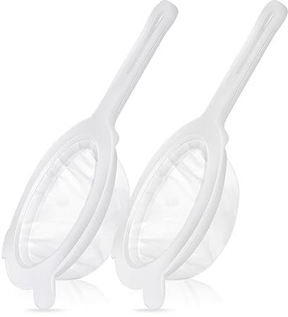 Knnuey 2 filtri alimentari in nylon di plastica con centrifuga in cucina, 100/400 mesh