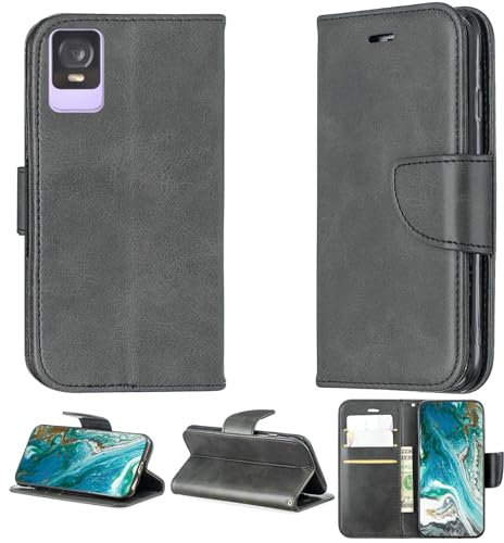 bojioderf Coque pour Qilive Smartphone 6 4g Q2-23 Coque Compatible avec Qilive Smartphone 6 4g Q2-23 Coque Étui Housse Case Support YZW Black