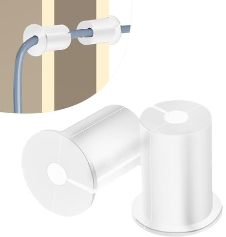 Sinstar Cable Routing Kit for Starlink, 1-Inch Wall Pass Through for Starlink Dishy Ethernet Cable, Silicone Mounting Kit Hole Feed-Through for Starlink Cable Grommet, Network Cable Wire Holes(2 Pcs)