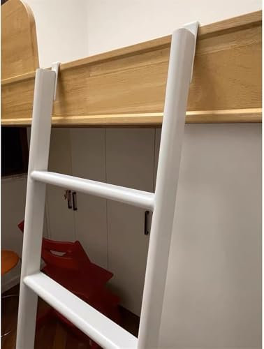 GODFSAHG Scala per Letto a Castello, Scala di Ricambio per Letto, Scala Alta per Letto a soppalco, Ganci per Scala a Castello in Ferro battuto per Camper Regolabili per Struttura Letto Sing