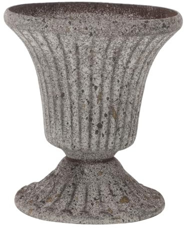 BESPORTBLE Gedenkblumentopf Aus Eisen Für Grab Stabile Friedhofsvase Dekorative Blumenvase Für Garten Geeignet Für Beerdigungen Und Feiern