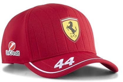 PUMA Scuderia Ferrari F1 Cappellino Lewis Hamilton Bambino 2025 - Rosso - Taglia Unica